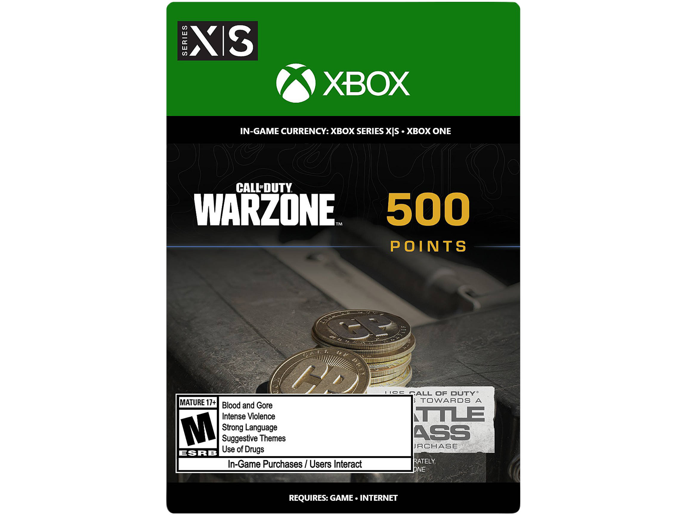 Call of Duty: Warzone Points - 9500 Xbox Series X | S / Xbox One [Digital Code]