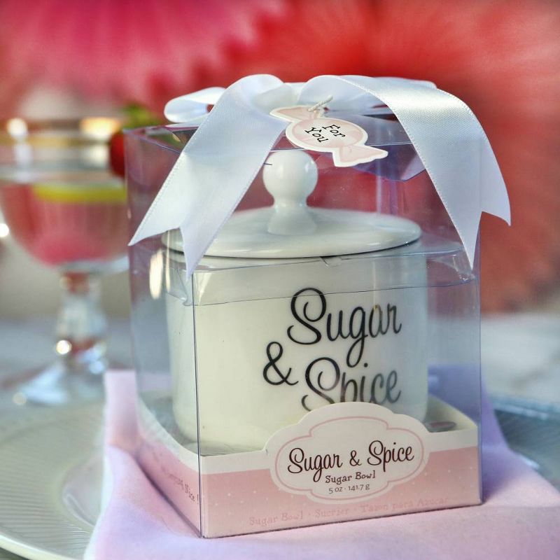 12ct "Sugar, Spice and Everything Nice" Ceramic Sugar Bowl