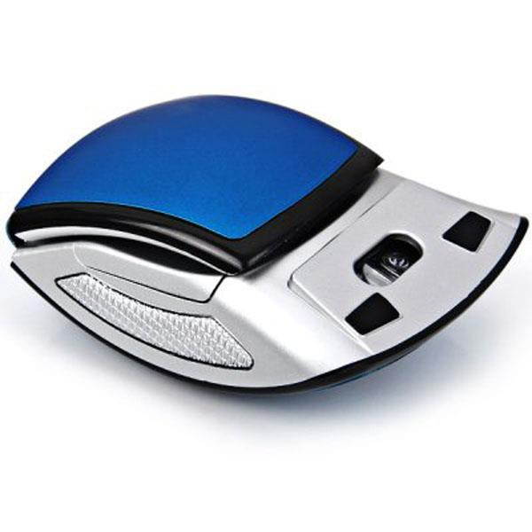 A910 Foldable Ergonomic 2.4Ghz Wireless Optimal Mouse with Embedded Receivers