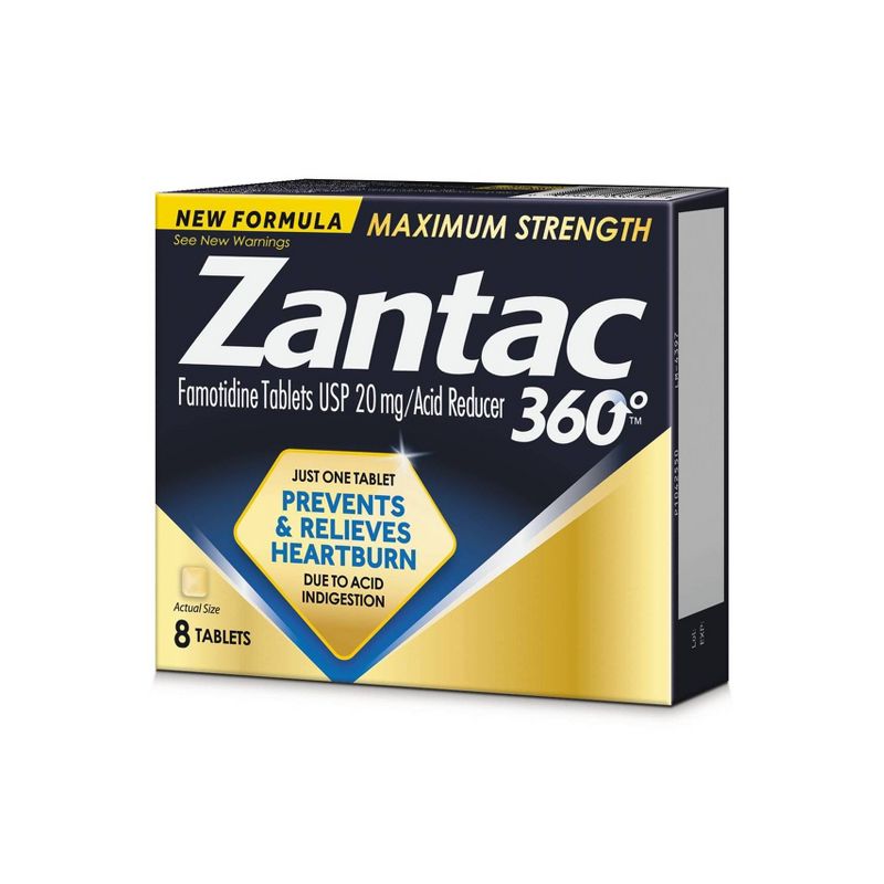 Zantac 20mg Digestive Health Tablets - 8ct