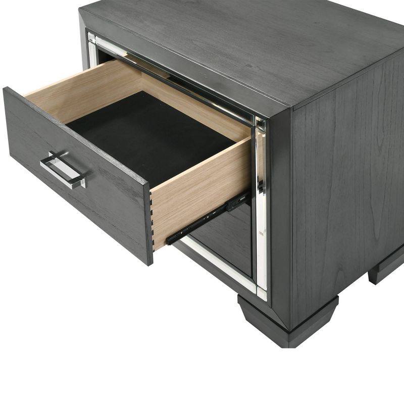 3pc Queen Kenzie Storage Bedroom Set Gray - Picket House Furnishings