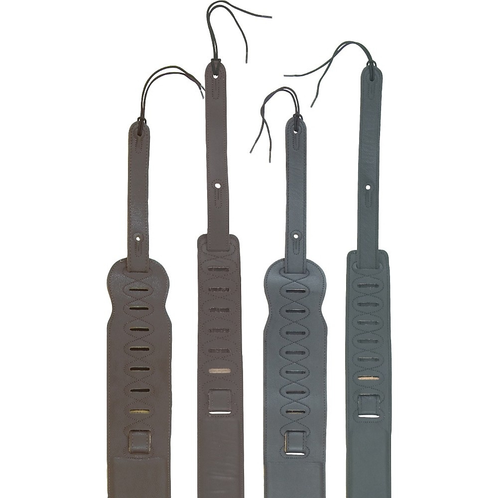 Levy's M4GF-BLK 3.5" Foam Padded Garment Leather Guitar/Bass Strap - Black