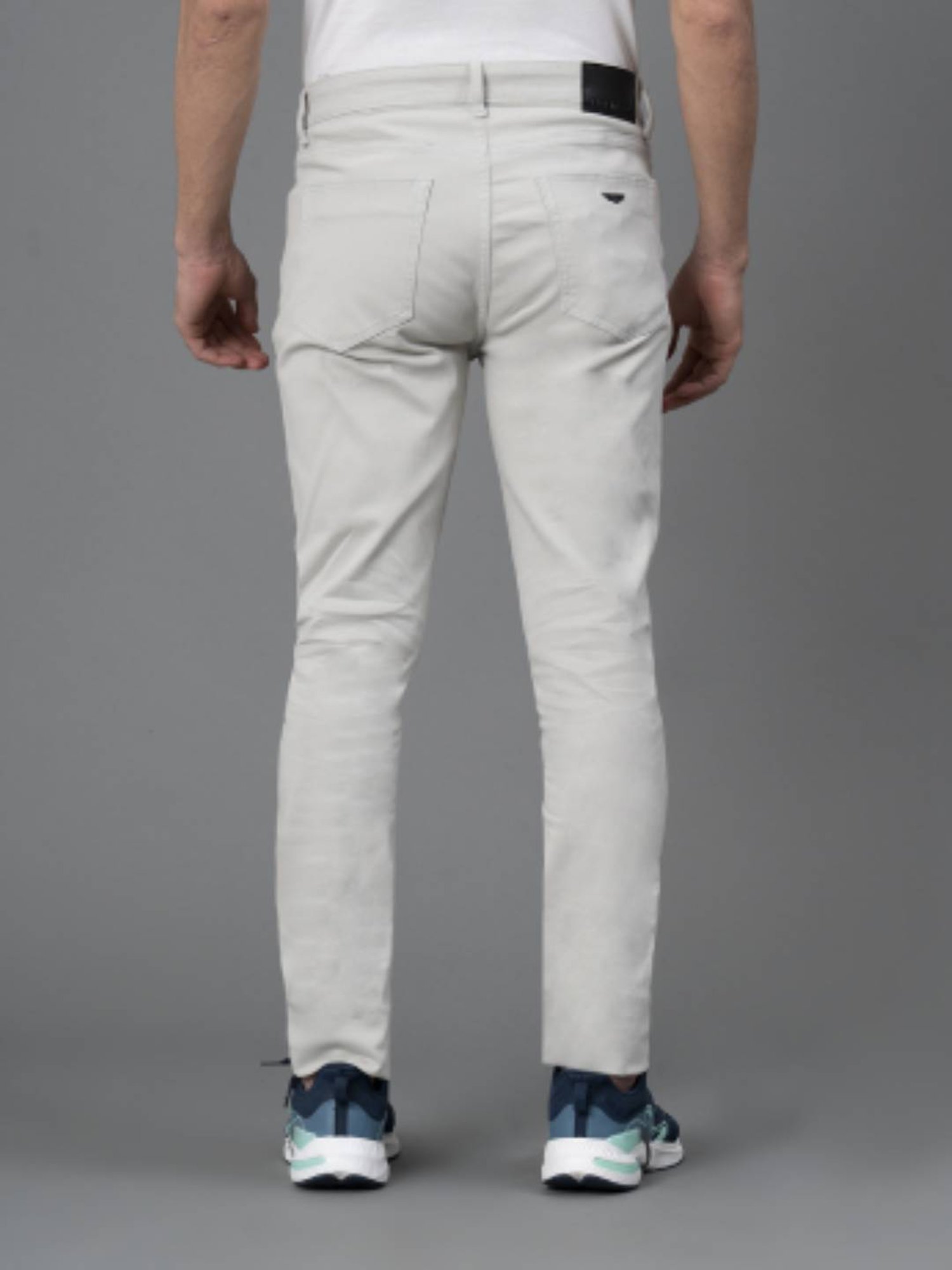 Red Tape Light Grey Skinny Fit Jeans