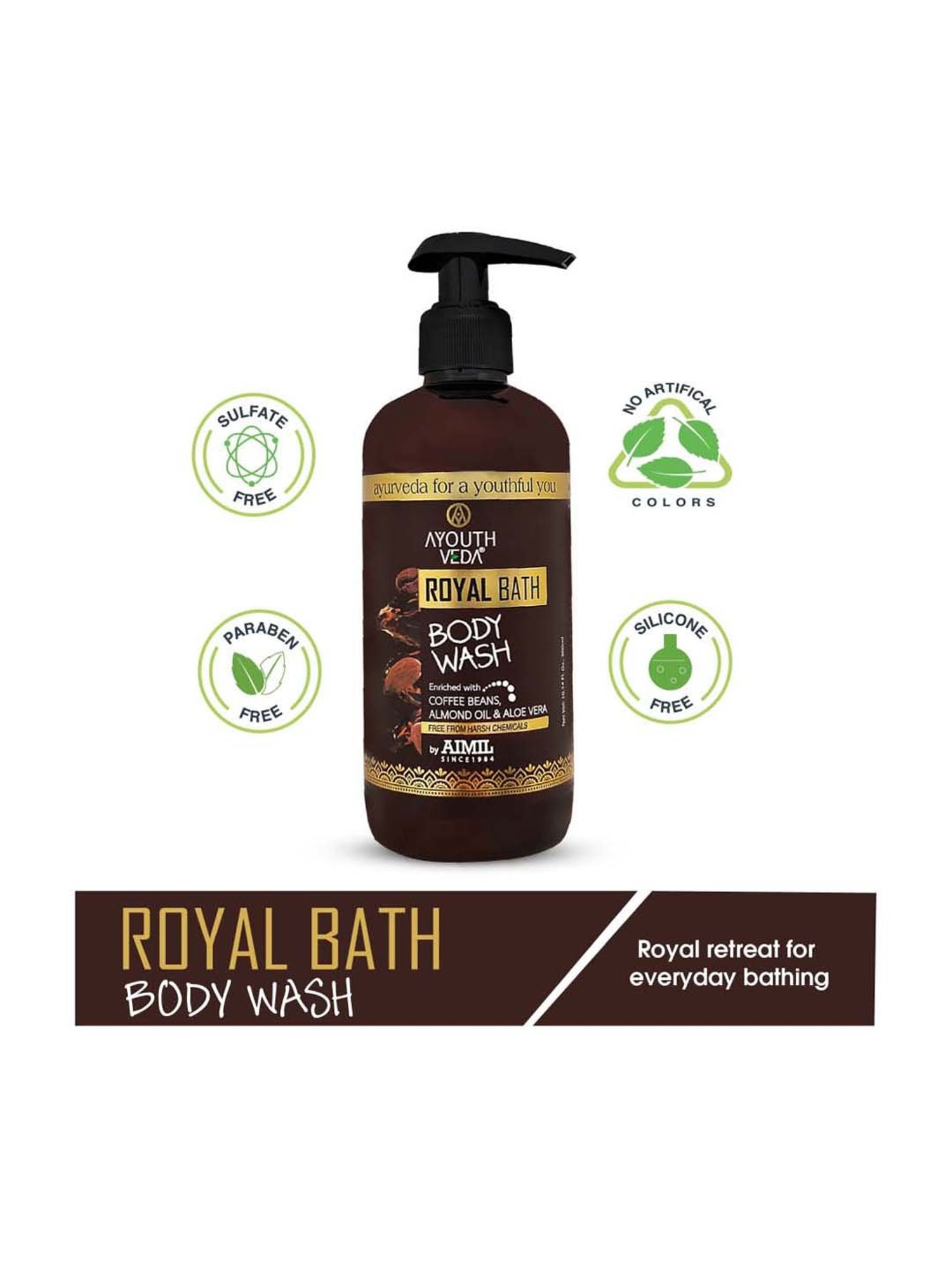 AyouthVeda  Royal Bath Body Wash - 300 ml