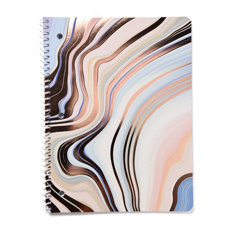 Spiral Notebook 1 Subject Wide Ruled Marble - Gartner Studios