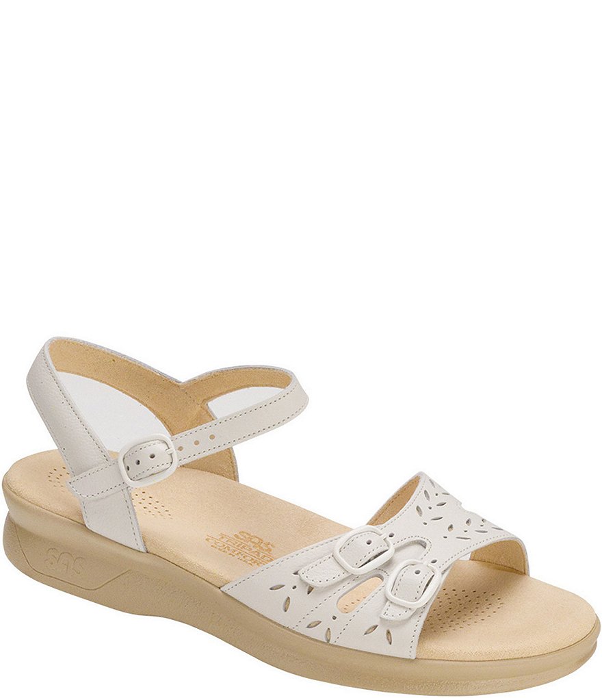 SAS Duo Leather Wedge Sandals