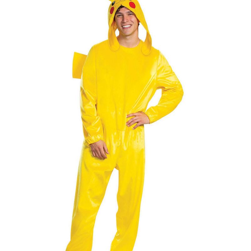 Adult Pokemon Pikachu Deluxe Halloween Costume One Size
