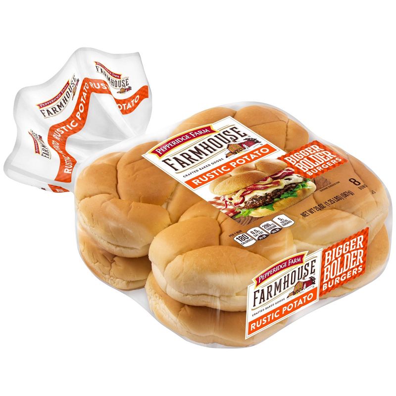 Pepperidge Farm Farmhouse Rustive Potato Hamburger Buns - 20oz/8ct