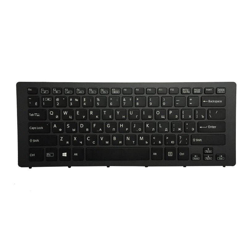 Russian Laptop Keyboard For SONY SVF15N Series SVF15N100C SVF15N18SCB SVF15N18SCP SVF15N18SCS Black/Sliver With backlight
