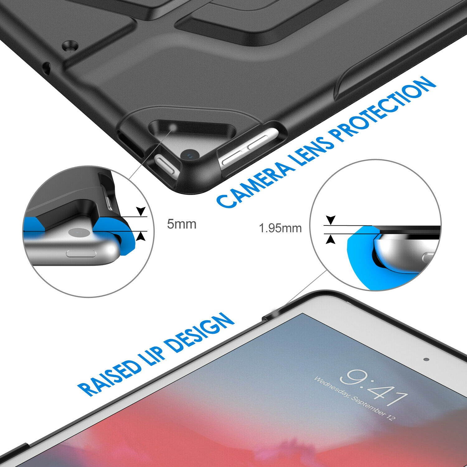 JETech Case for Apple iPad Air 3 10.5" 2019/iPad Pro 10.5" 2017 Auto Wake/Sleep