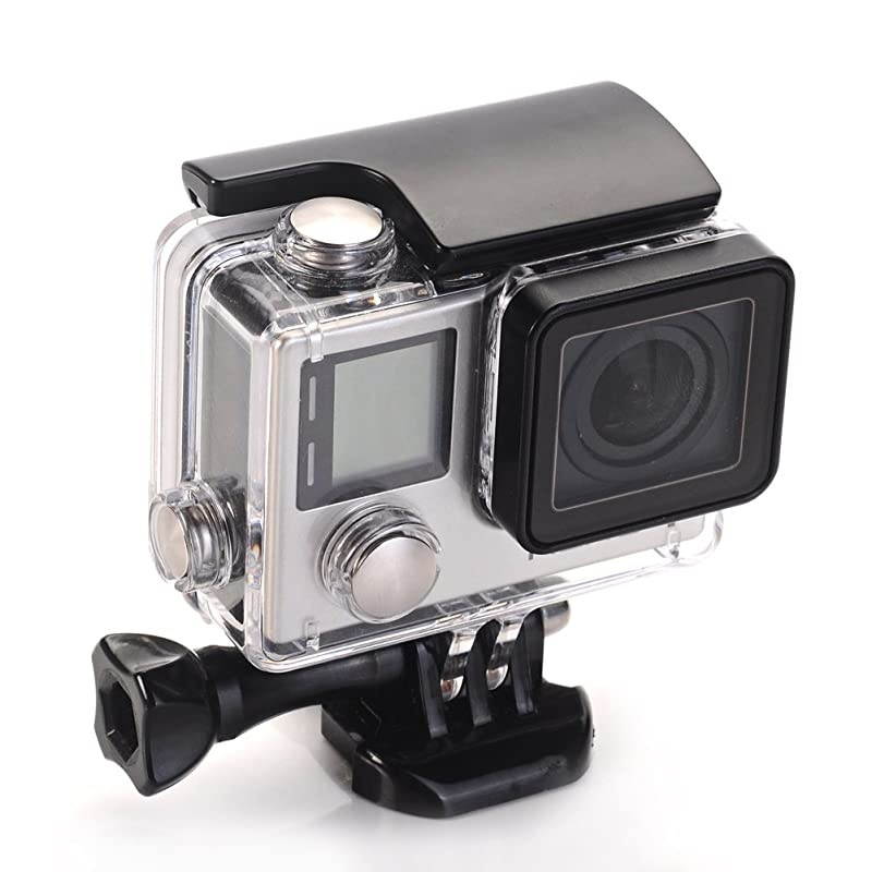 Plastic Latch Rear Snap Waterproof Housing Case Snap Lock Buckle Replacement for Gopro Hero 4 3+ Housing Black