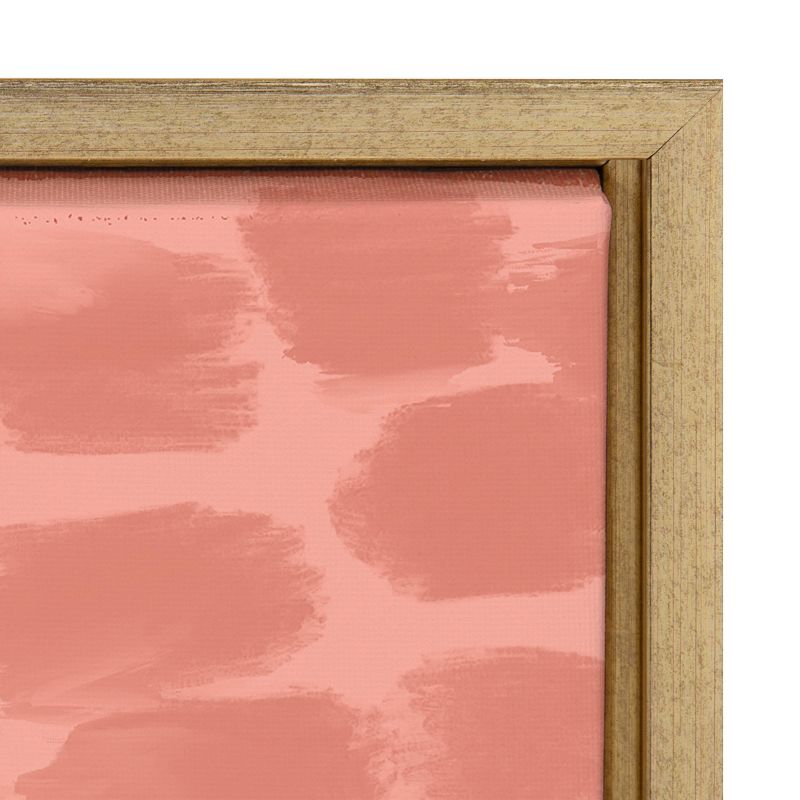 23" x 33" Sylvie Desert Wanderer Lady Framed Canvas by Kendra Dandy of Bouffants and Broken Hearts Gold - Kate & Laurel All Things Decor