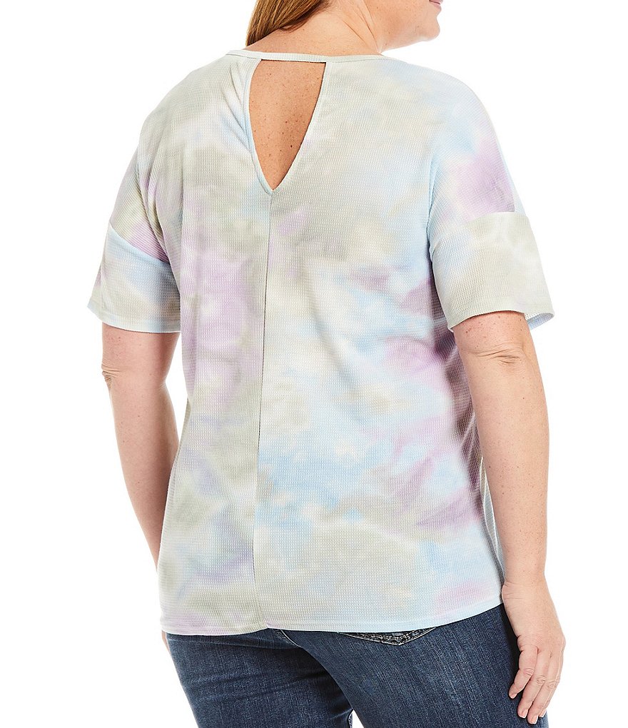 Jessica Simpson Plus Size JJ Red Dahlia Moroccan Border Print Fringe Hem Kimono Jacket