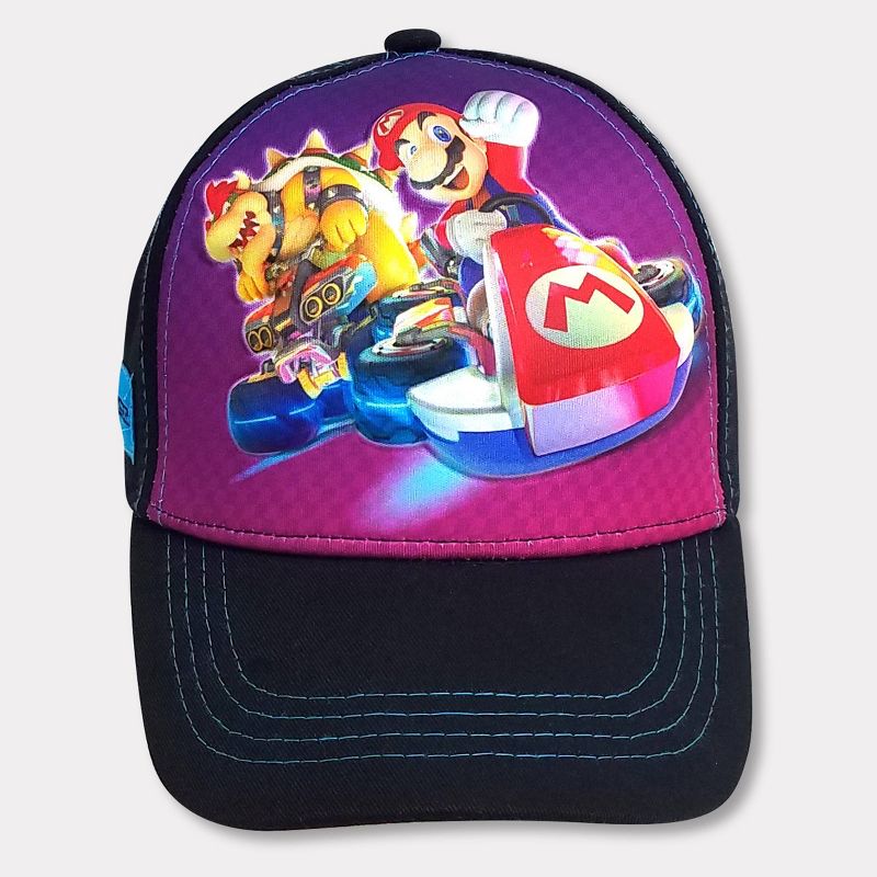 Boys' NASA Flat Brim Baseball Hat - Black