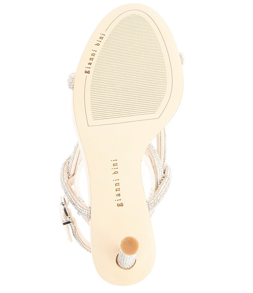 Gianni Bini Juniaa Suede Rhinestone Detail Strappy Dress Sandals