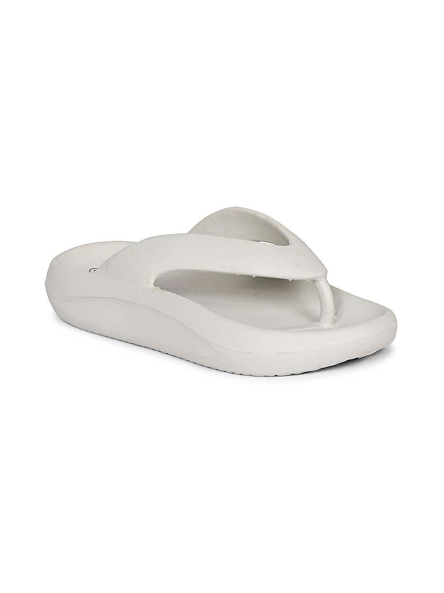 Mozafia Women's Grey Flip Flops