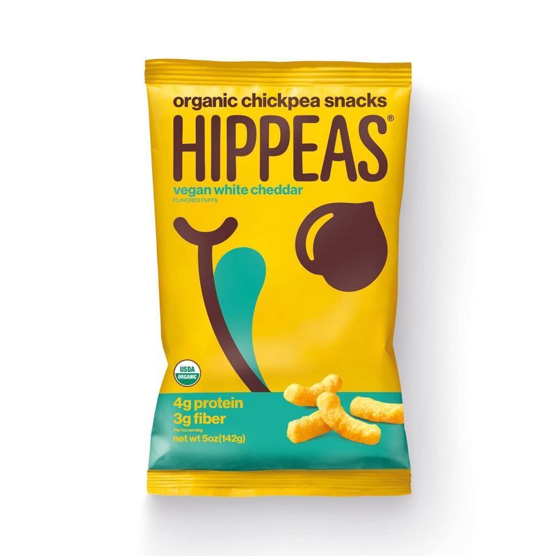 Hippeas Vegan White Cheddar Organic Chickpea Puffs - 5oz