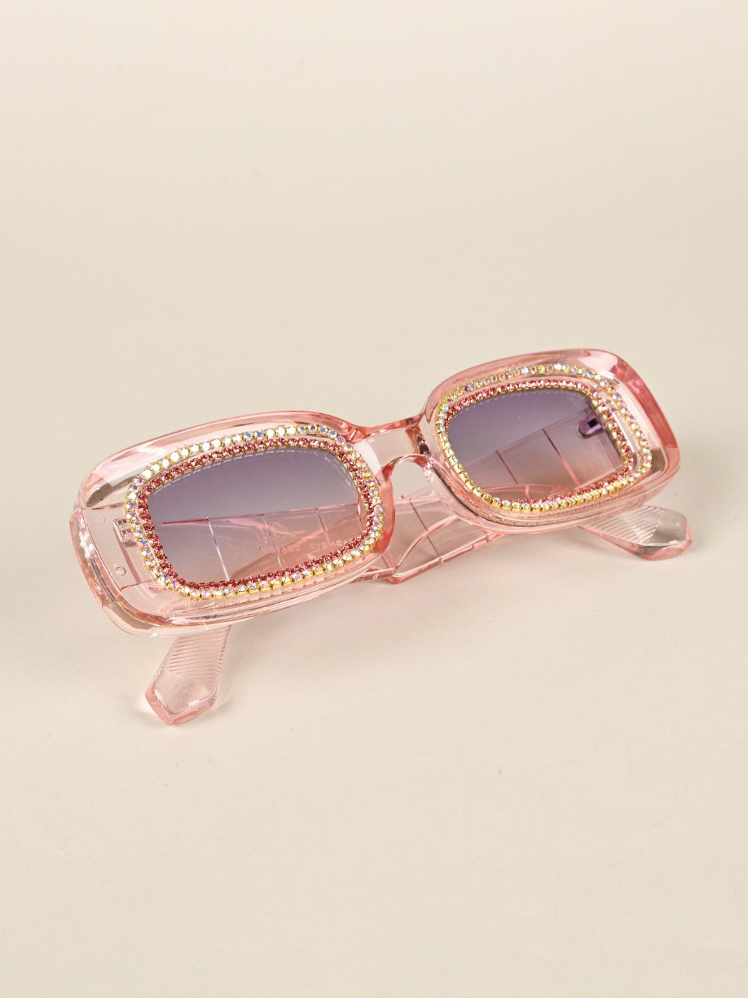 Voyage Pink Oval UV Protection Sunglasses for Women