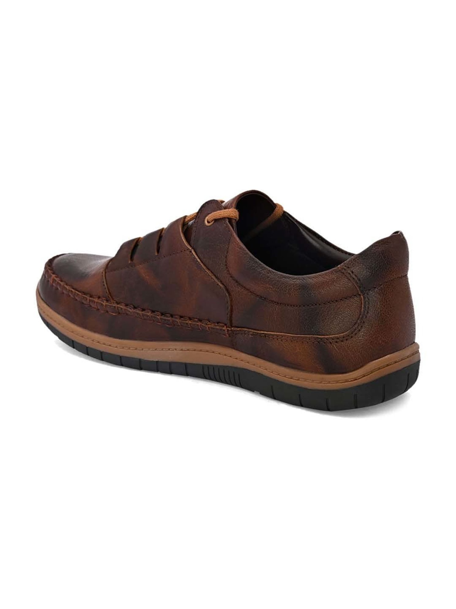 Hydes N Hues Men's Wood Brown Casual Sneakers