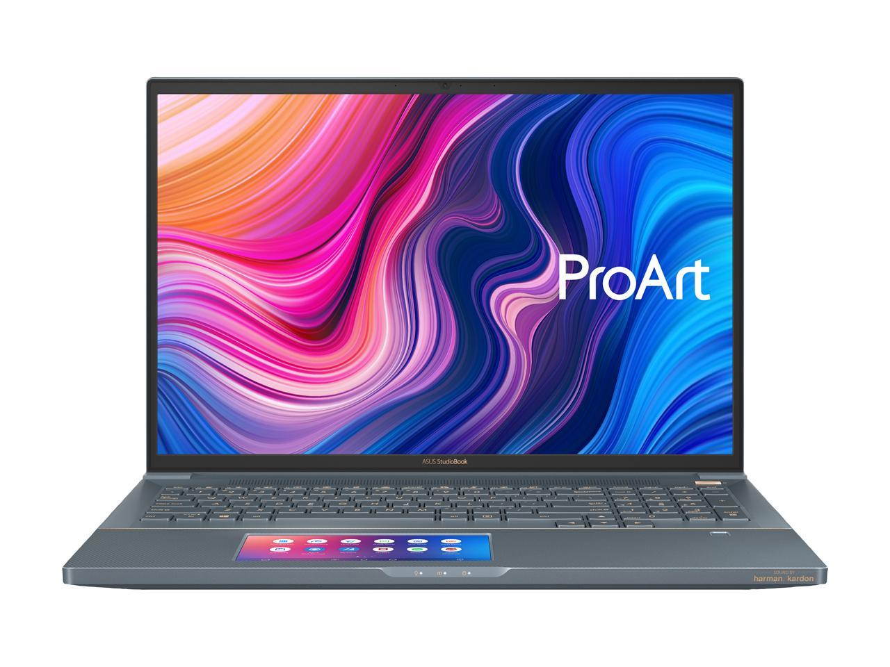 ASUS ProArt StudioBook Pro X 17" FHD Mobile Workstation Laptop Intel Xeon E-2276M (2.8 GHz), 64 GB, 4 TB SSD, NVIDIA Quadro RTX 5000, Windows 10 Pro - W730G5T-XH99 Star Grey
