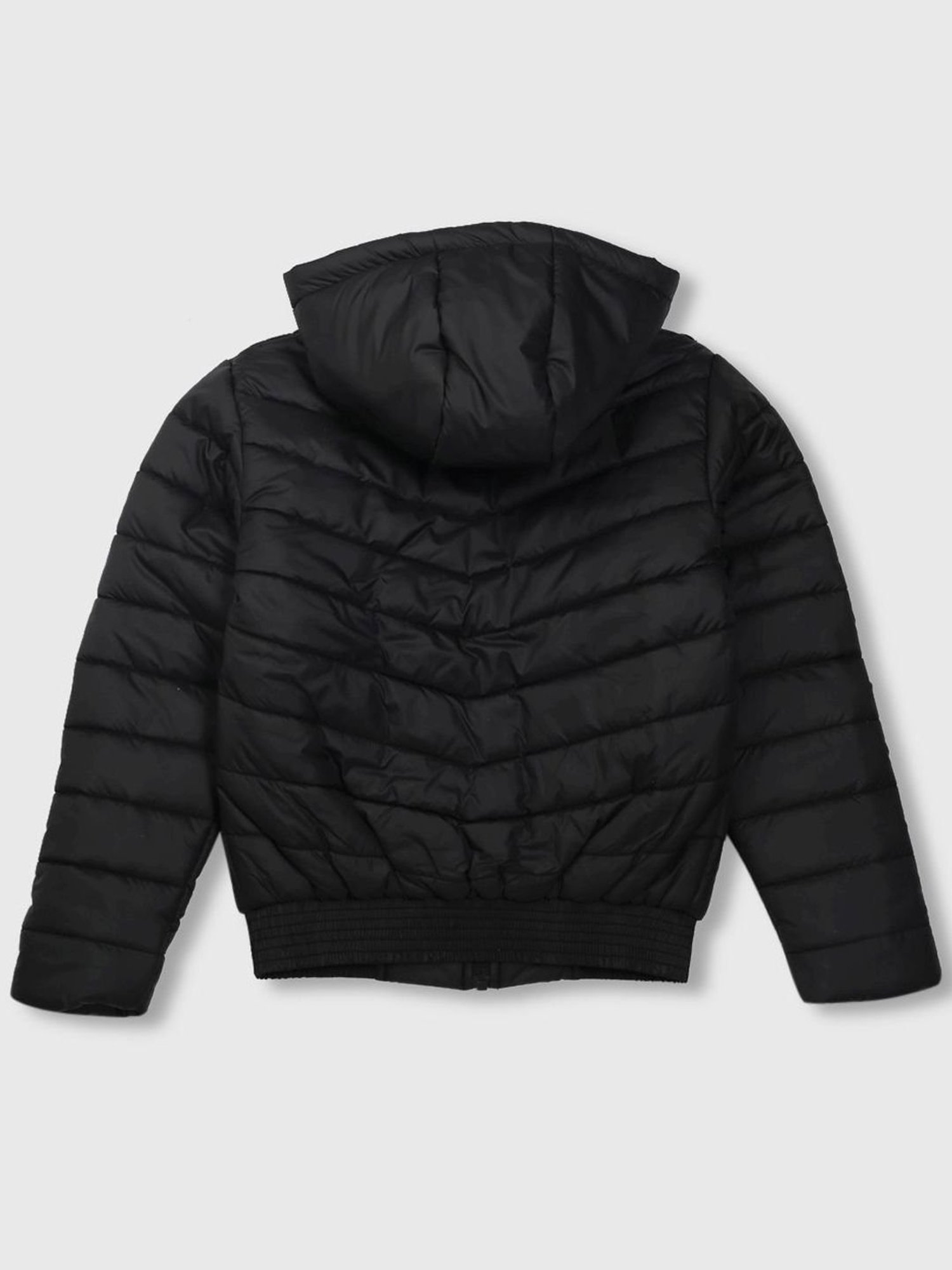 Elle Kids Black Self Pattern Jacket