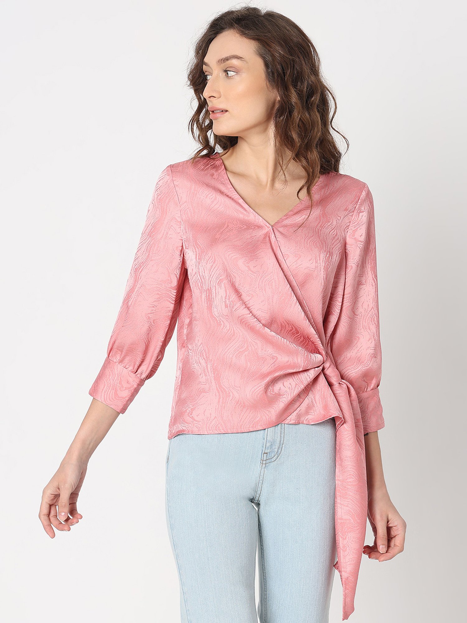 Vero Moda Pink Regular Fit Top