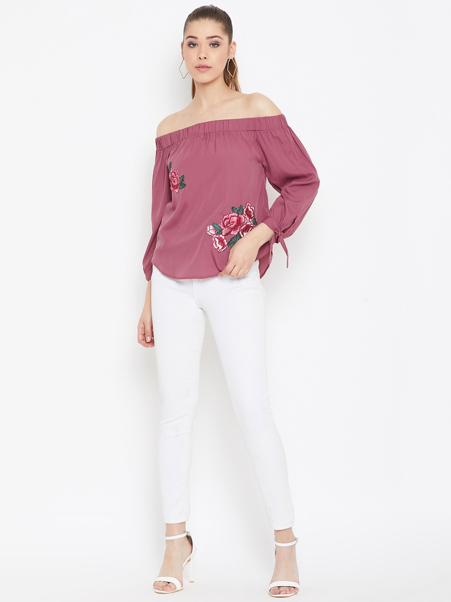 PURYS Pink Relaxed Fit Top
