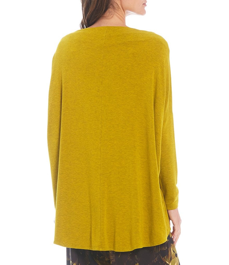 Bryn Walker Dimitri French Terry Long Dolman Sleeve Boat Neck Tunic