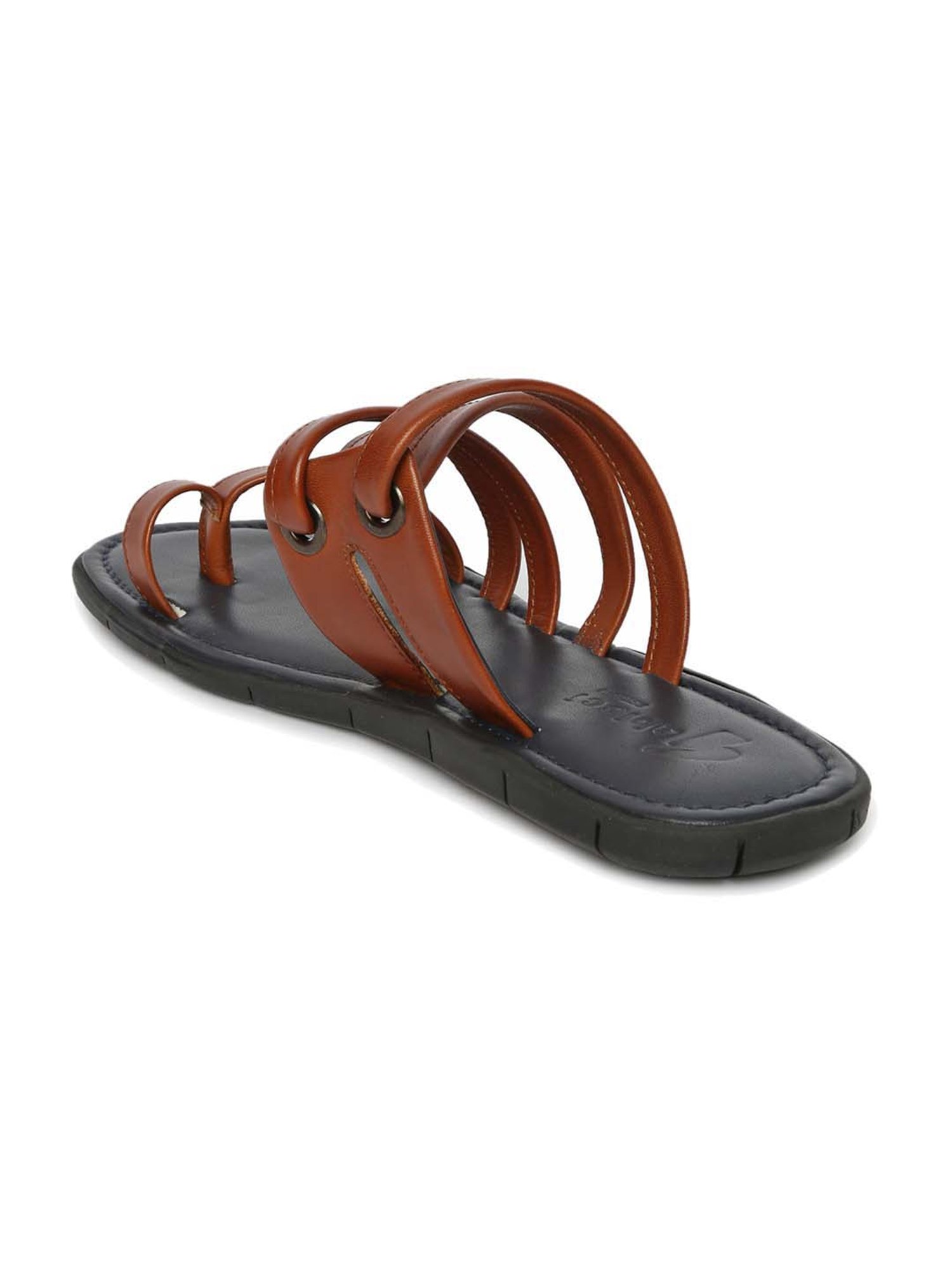 Gabicci Men's Rich Tan Toe Ring Sandals