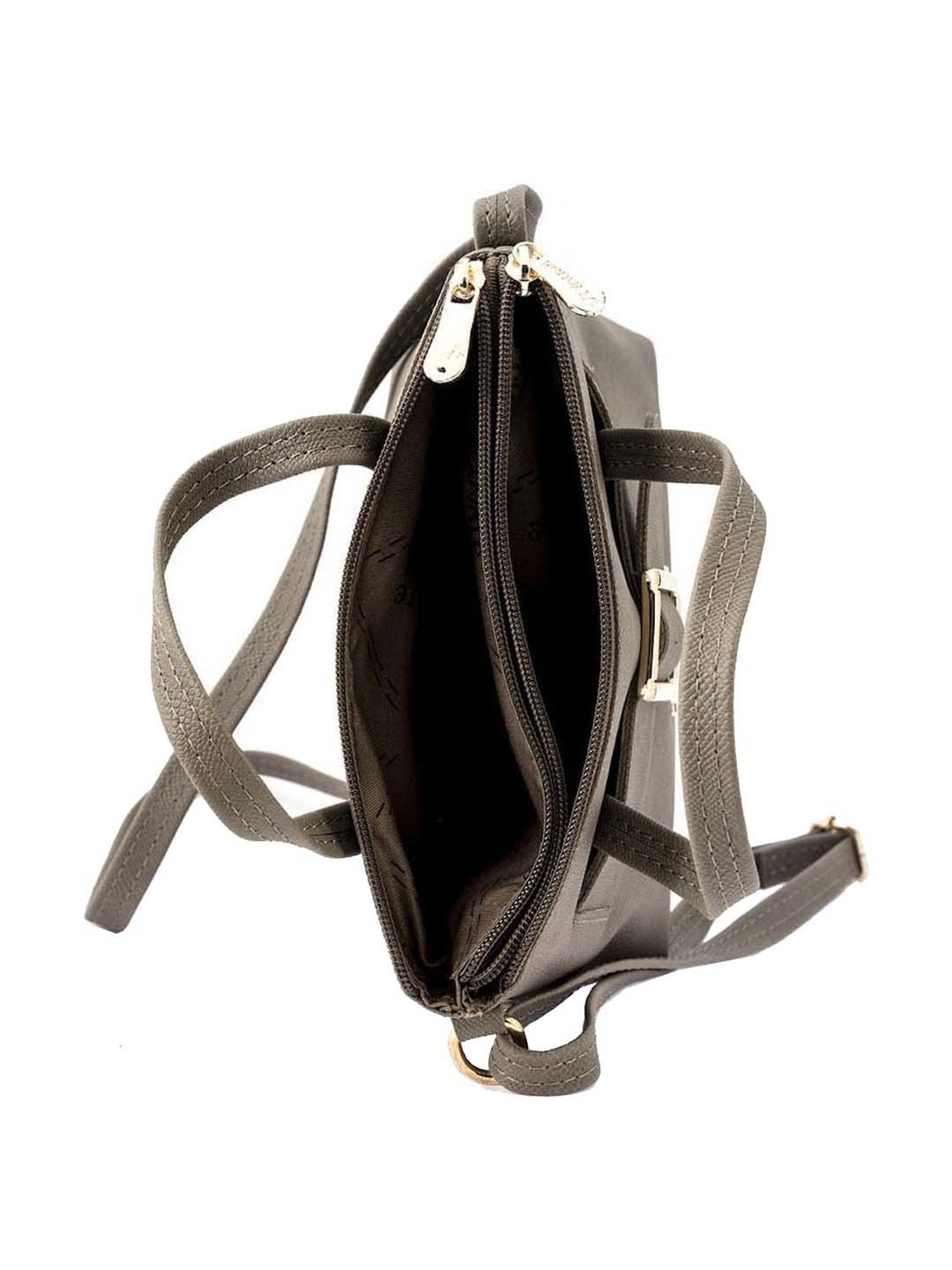 REDVALE Khaki Textured Small Handbag