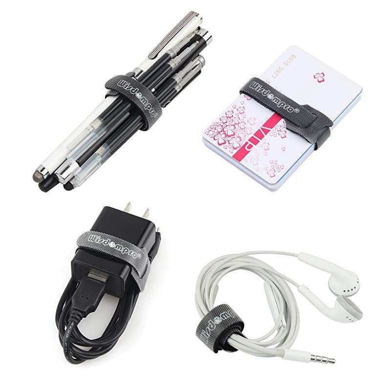 16 Pack Mixed Size Hook and Loop Reusable Fastening Cable Straps Tie Reusable Durable Functional Ties to Keep Your Home Office Workspace from Tangled Messes of Cords