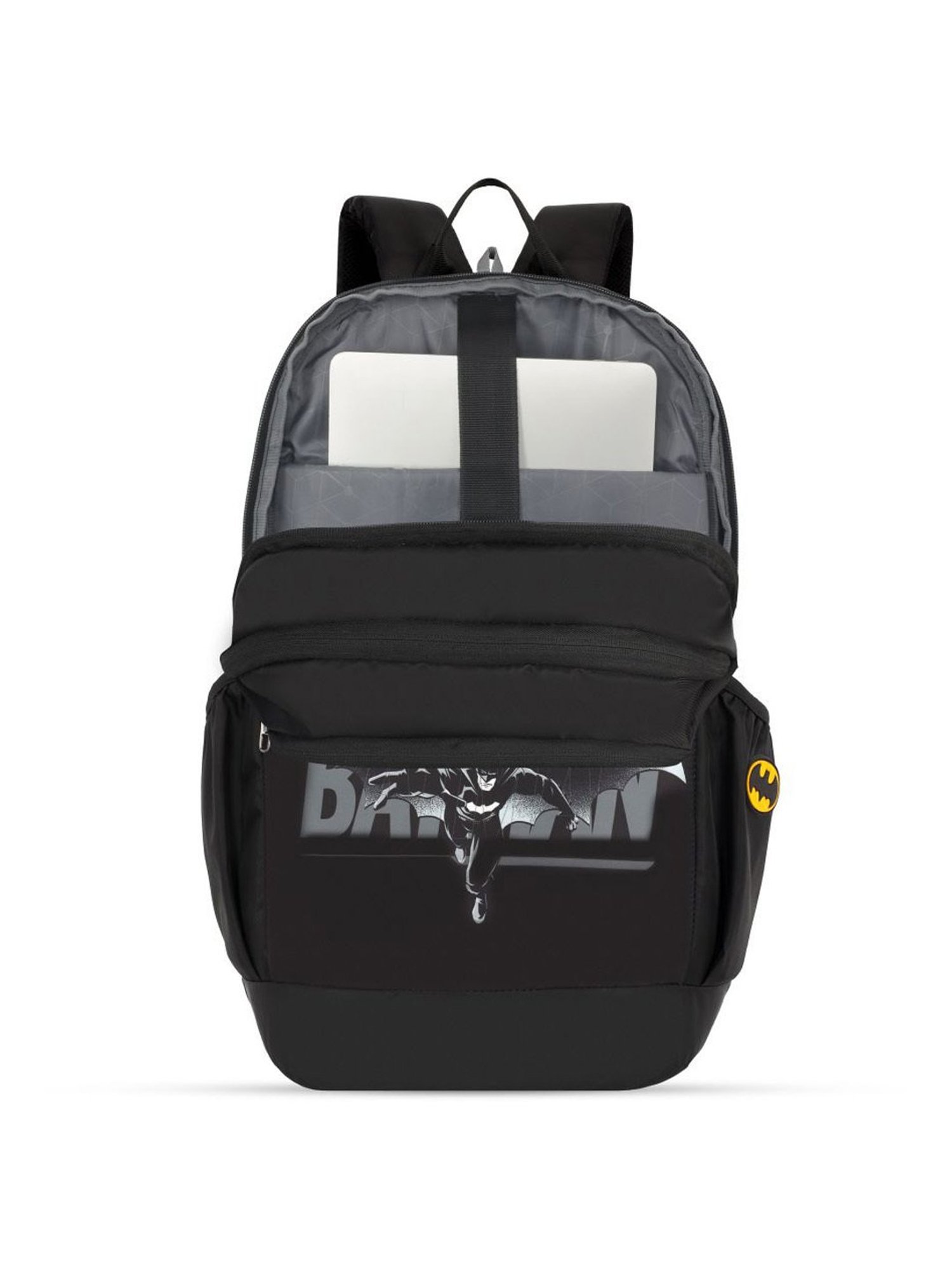 Lavie Sport Batman Cape Black Polyester Printed Laptop Backpack - 33 Ltrs