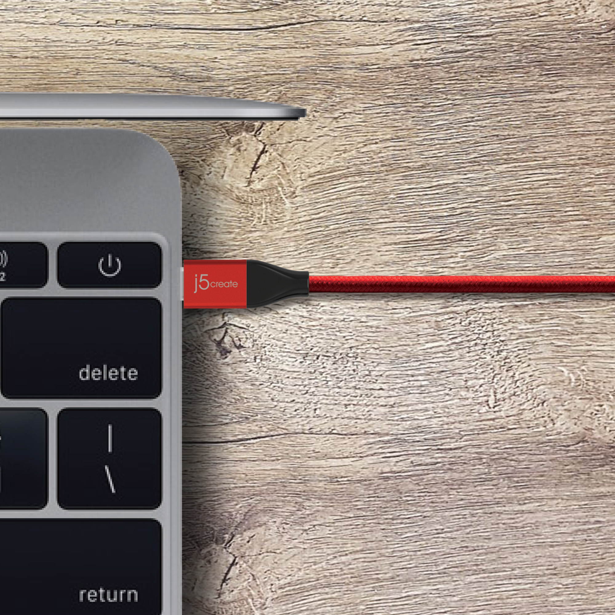 j5create USB2.0 Type-C&trade; to Type-A Cable (Pack of 2)