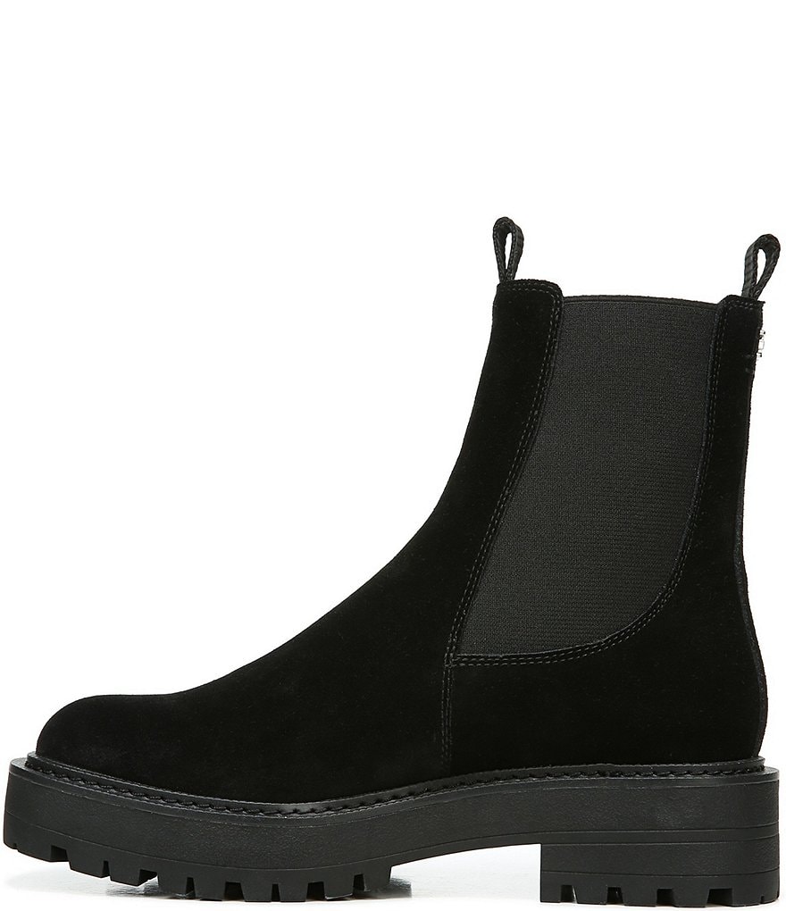 Sam Edelman Laguna Slip On Waterproof Suede Chelsea Booties