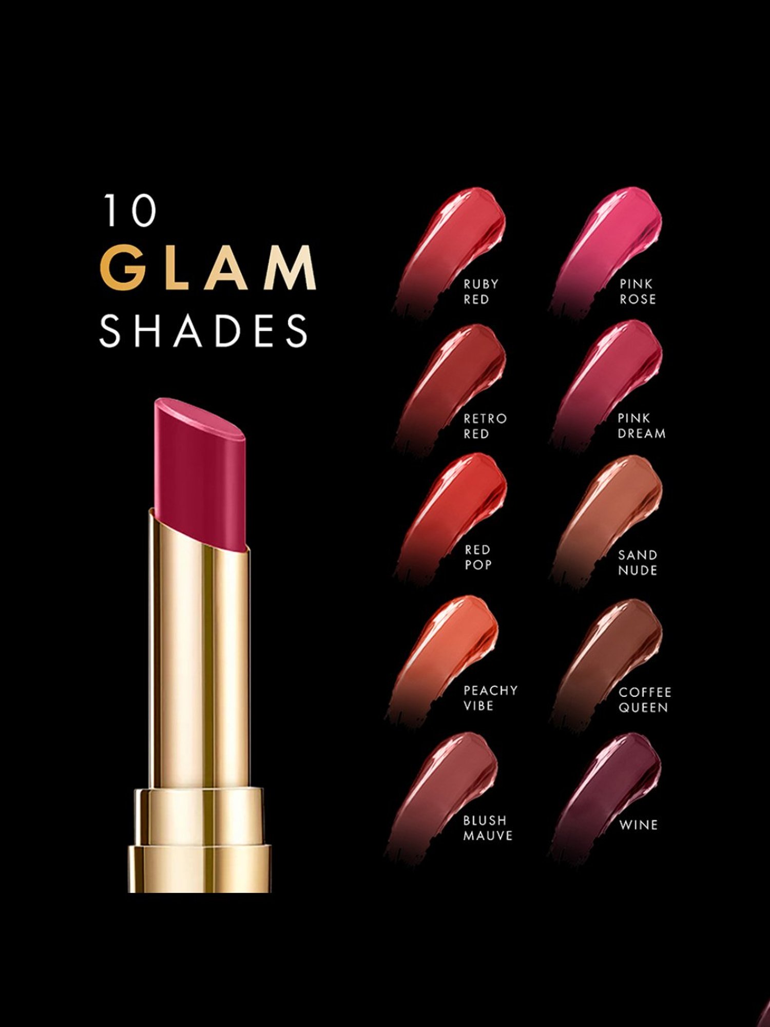 Lakme Glitterati Shine Lipstick Pink Dream - 3.4 gm