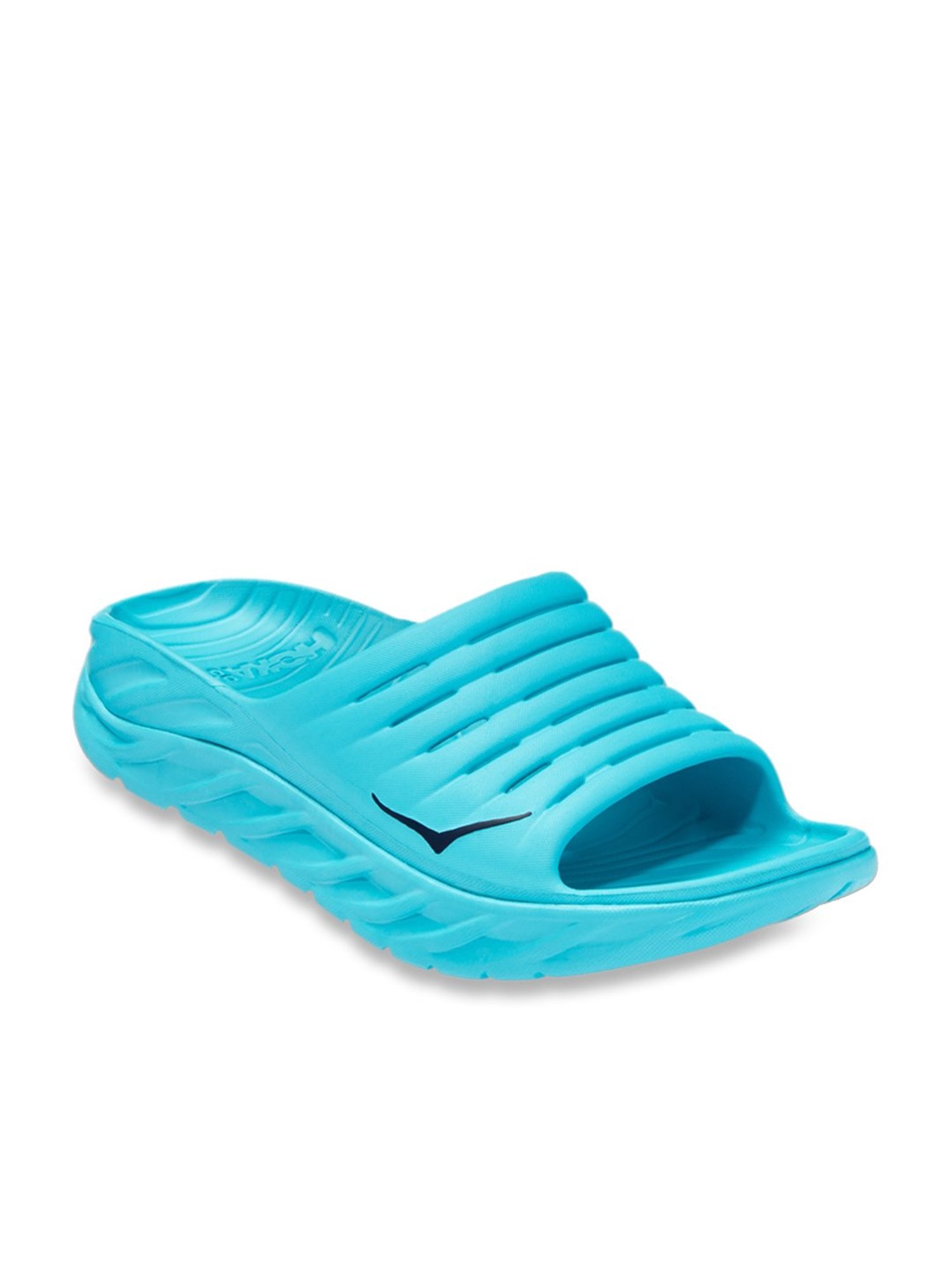 Hoka Men's ORA Recovery Aqua Blue Slides