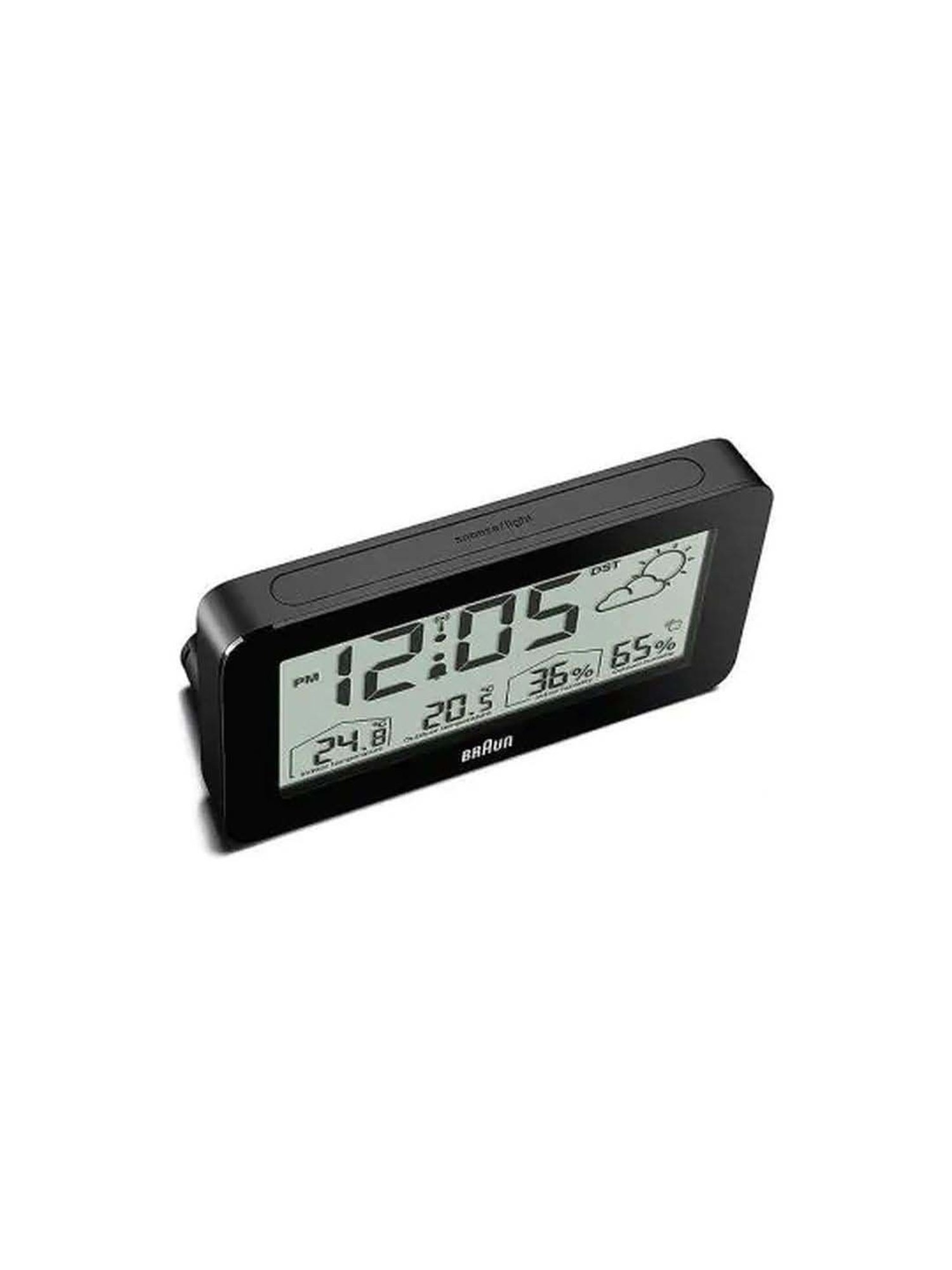 Braun Black Classic Analog Alarm Clock
