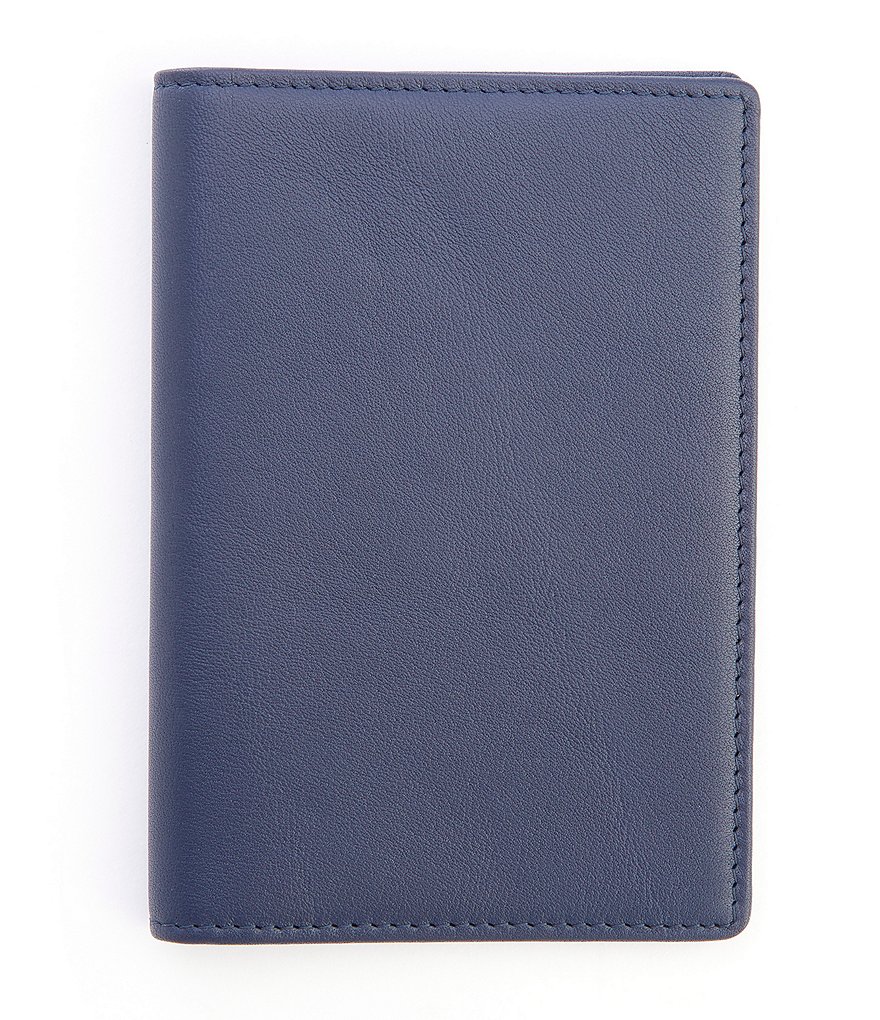 ROYCE New York Leather RFID-Blocking Passport Case