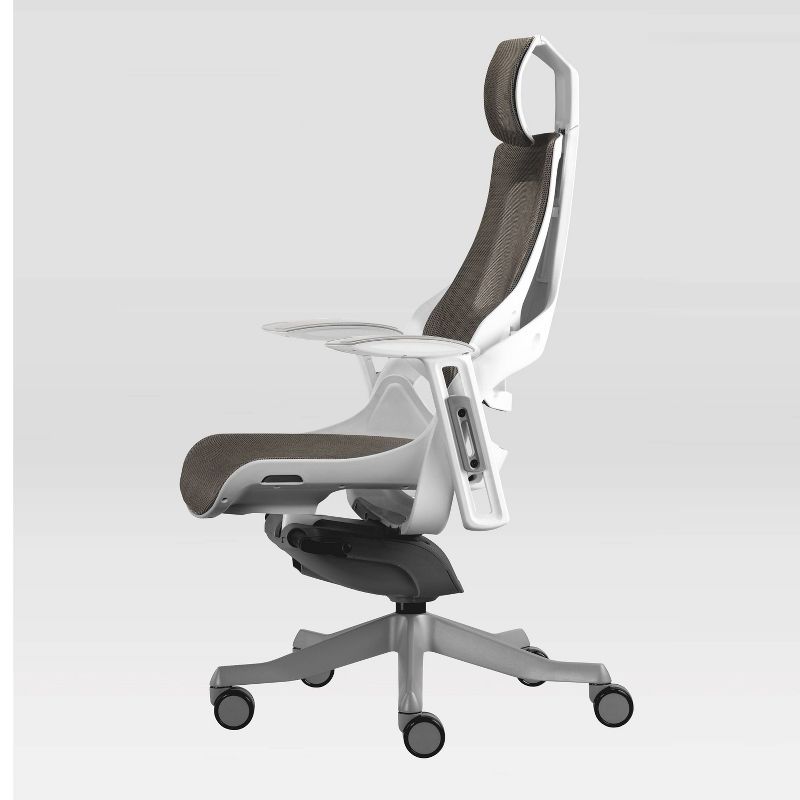 Lux Ergonomic Executive Chair Gray - Techni Mobili