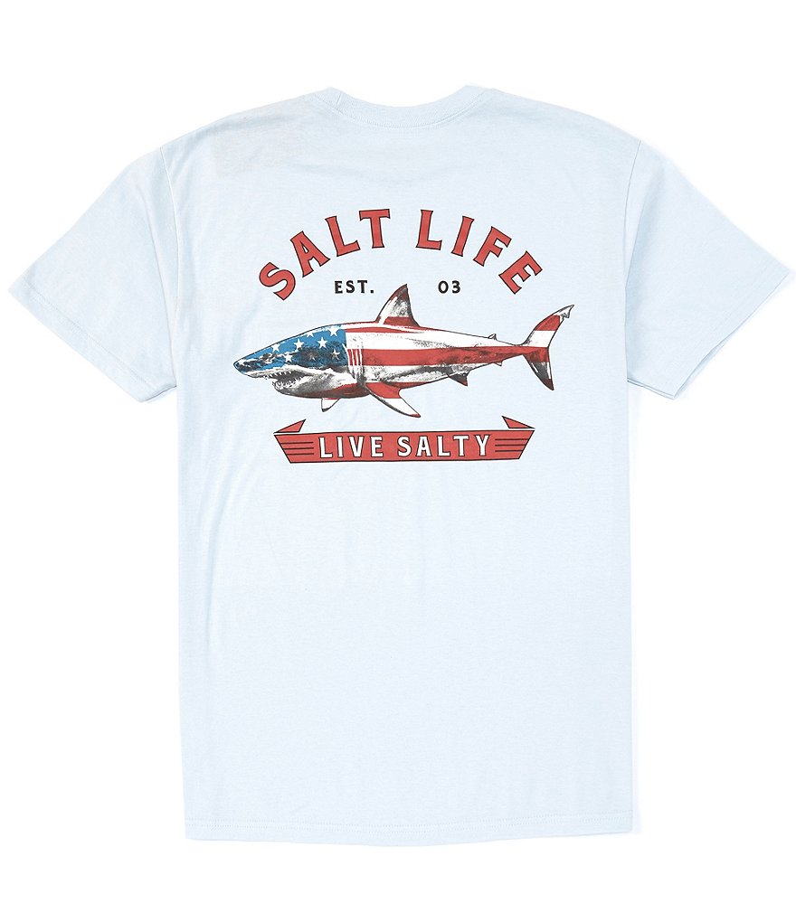 Salt Life Red White & Bite Short-Sleeve Graphic T-Shirt