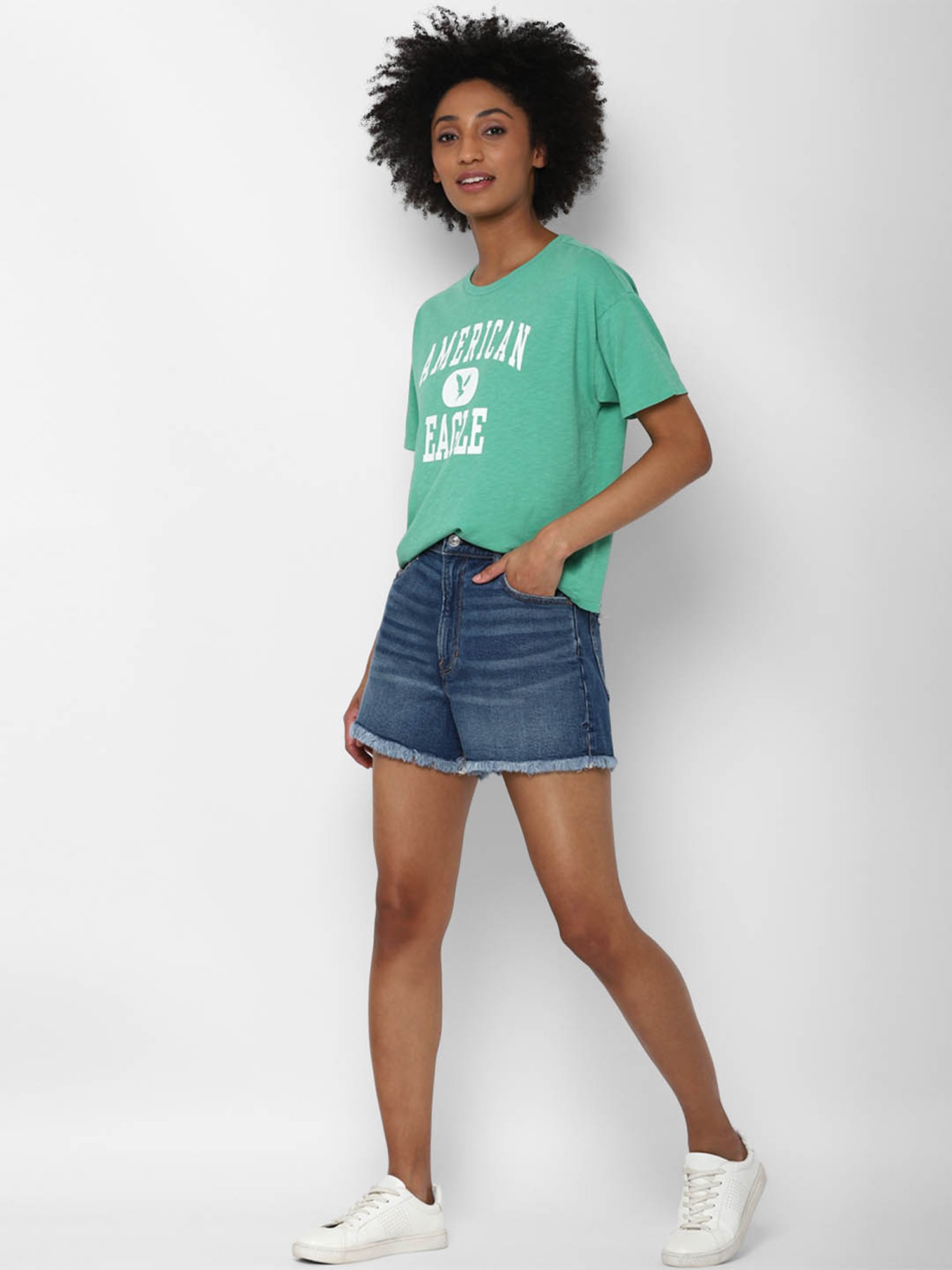 American Eagle Outfitters Blue Mid Rise Shorts