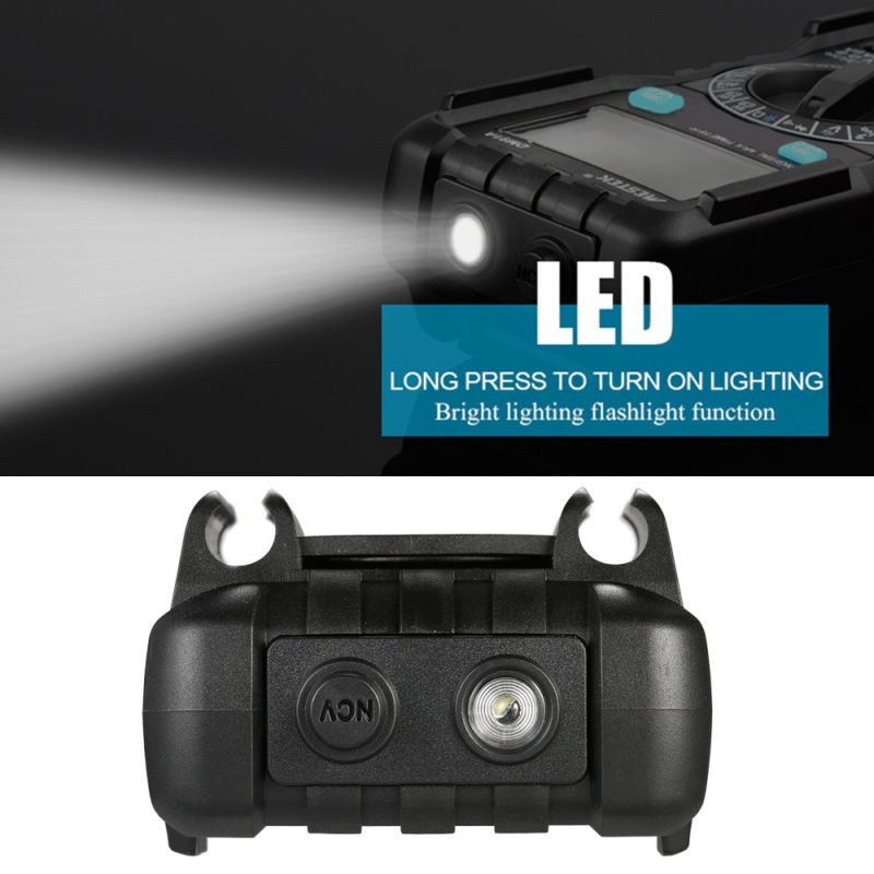 MESTEK Auto-range LCD Digital Multimeter DC/AC Voltage DC Current Meter Resistance Tester Voltmeter Ammeter