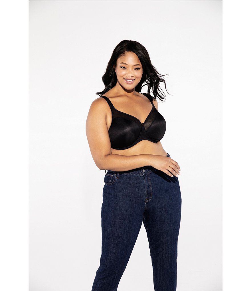 Elomi Smooth Non-Padded Full-Busted Molded U-Back Underwire T-Shirt Bra