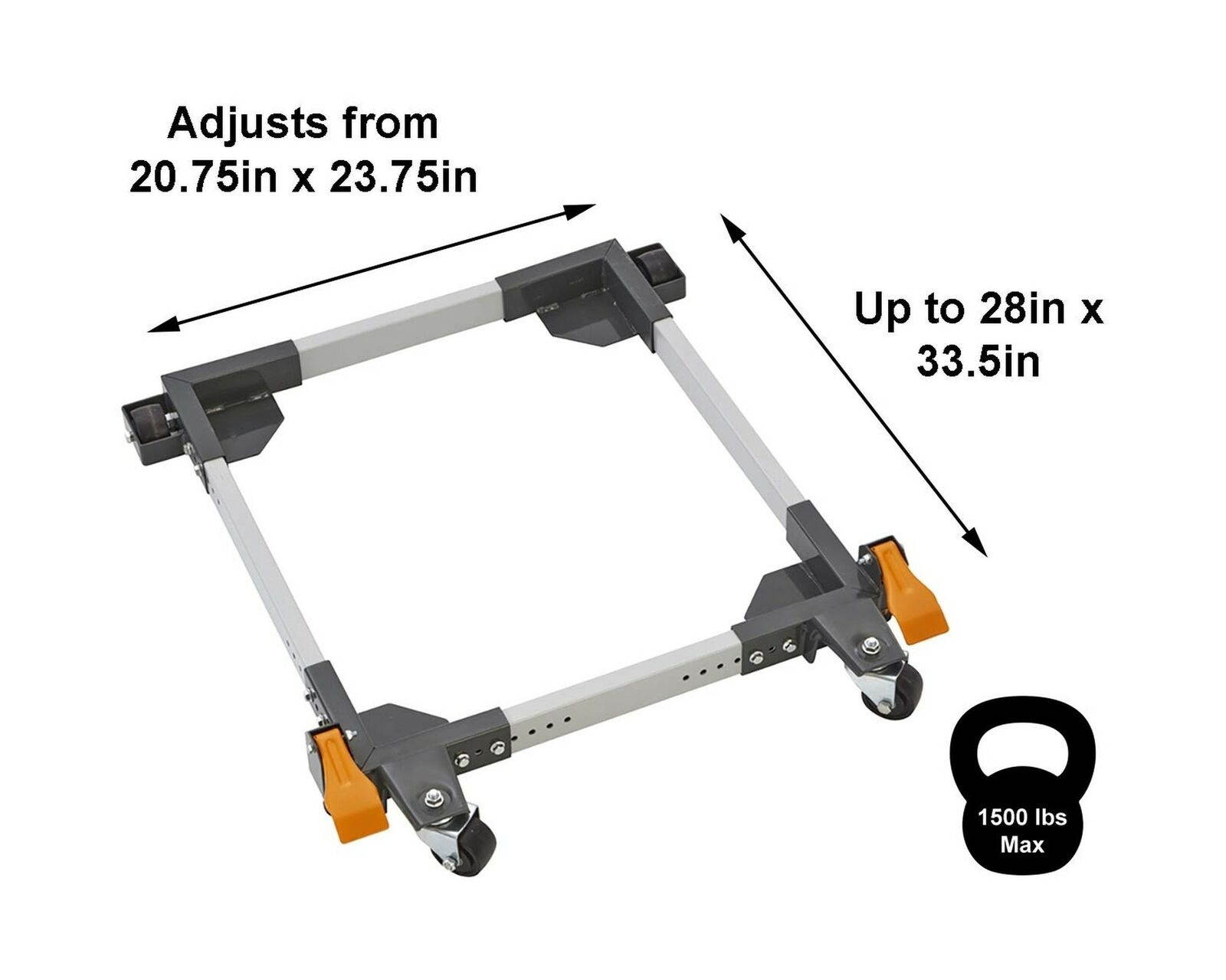 Bora Portamate PM-3500-Industrial Strength Universal Rolling Mobile Base That...