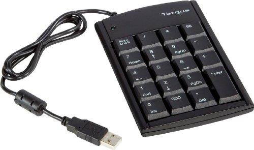 Targus PAUK10Ub Targus PAUK10U Ultra Mini USB Keypad, Black
