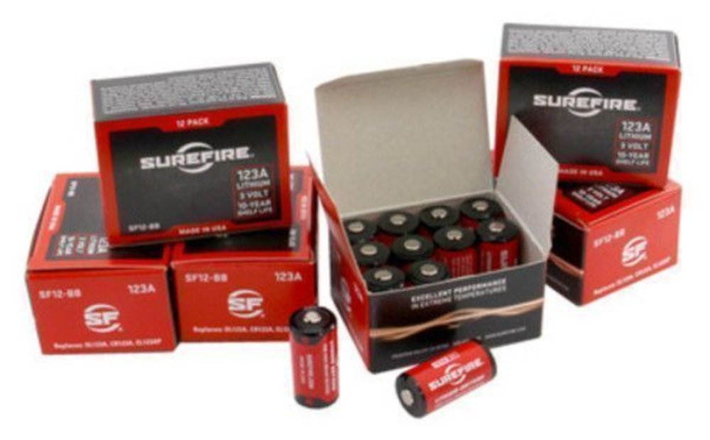 SUREFIRE SF72-BB Battery,123A,Lithium,3V,PK72