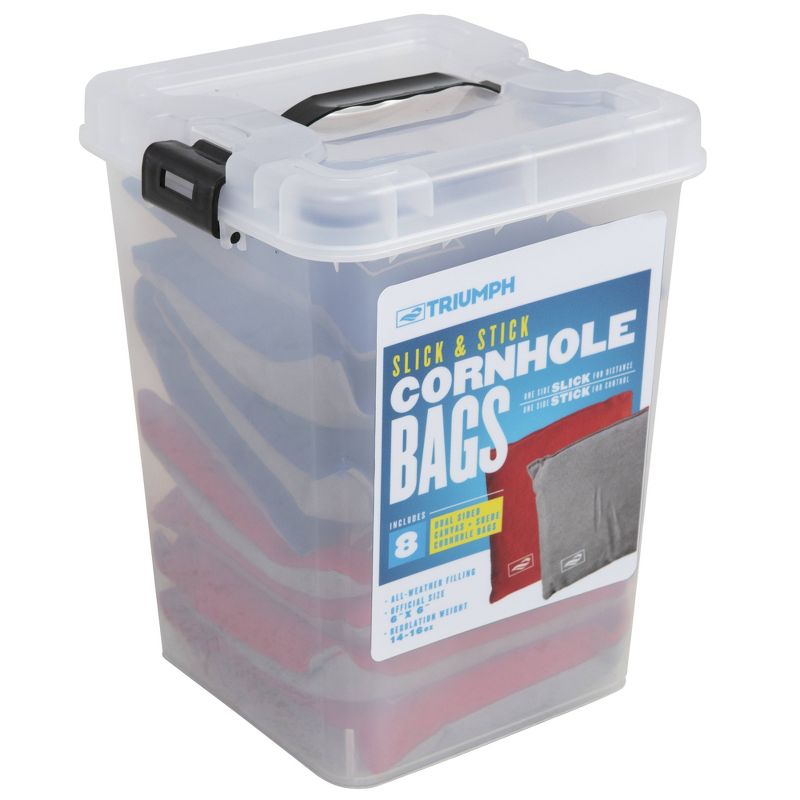 Triumph Sports Slick n Stick Bean Bags Lawn Bowling Set - 8pk