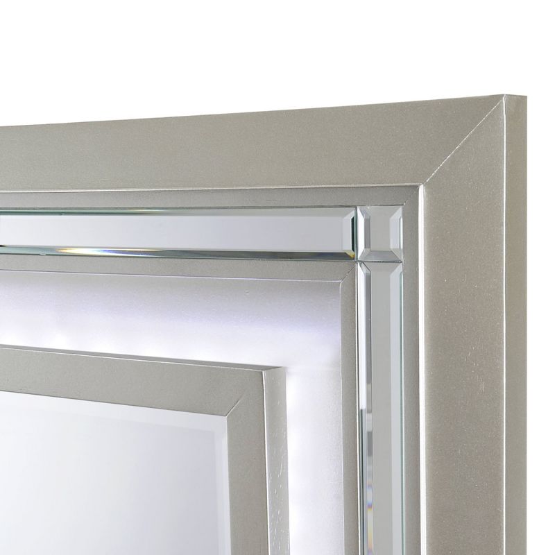 6pc King Glamour Platform Storage Bedroom Set Champagne - Picket House Furnishings