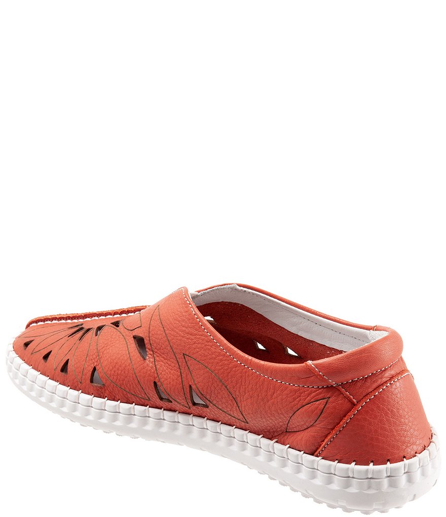 Bueno Labella Floral Laser Cut Slip-Ons