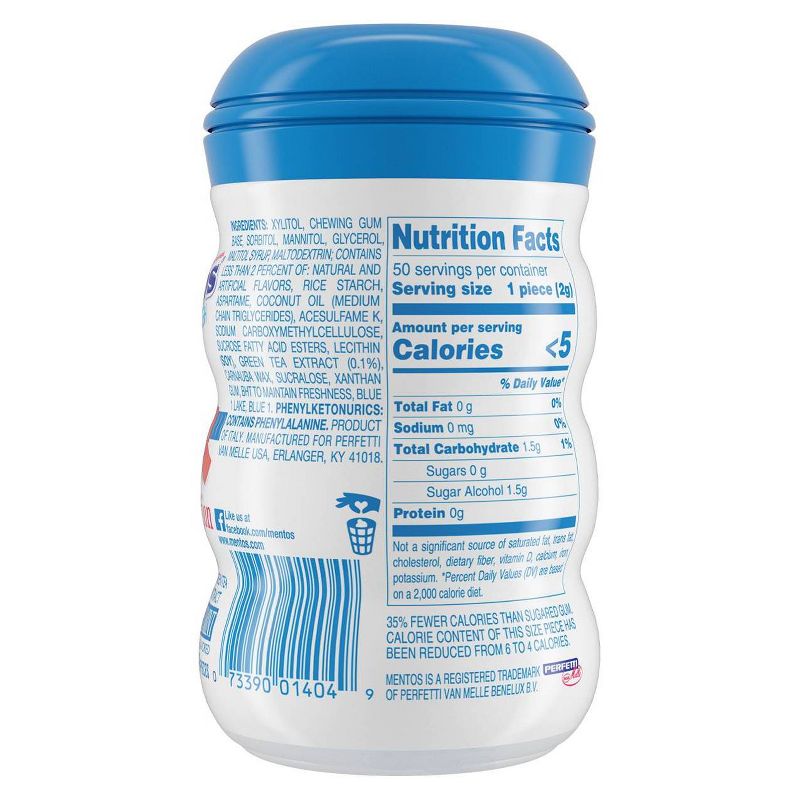 Mentos Fresh Mint Holiday Snowman Chewing Gum - 3.53oz